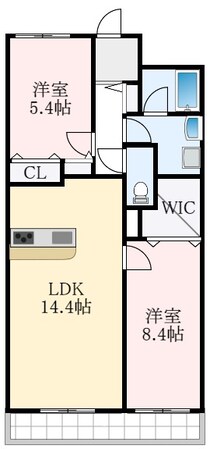 クレール・エントピアの物件間取画像